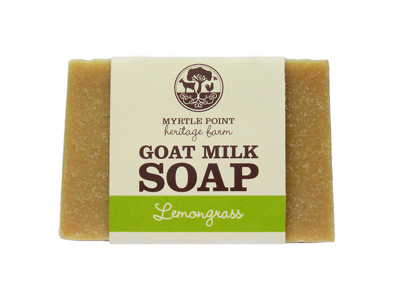 Lemongrass Goat Milk Soap - Myrtle Point Heritage Farm, BC